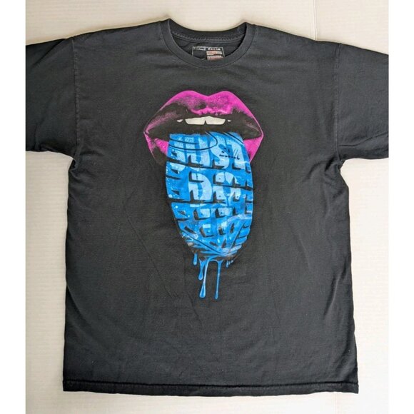 Nike Other - Nike Sportswear Lips and Tongue Black Tshirt Men's Sz L 100% Cotton Just Do It
